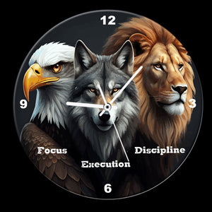 Acrylic UV Printed Wall Clock - Personalised Customised Premium, 12x12inch