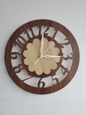 D44 Wall Clock Wooden