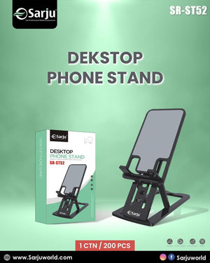 SR ST52 Desktop Phone Stand – Adjustable & Stable Stand for Phones and Small Devices (Copy)