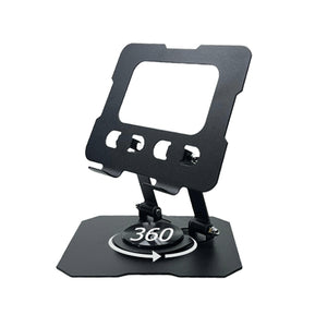 AluminiumTablet Stand Holder with 360° Rotating Base, Multi Angle Adjustments Compatible for All Tablets and iPad Pro 12.9|iPad Pro 11|10.9|10.2|iPad Air|iPad Mini